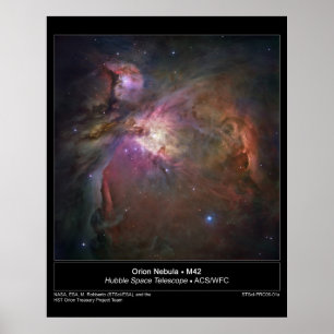 Orion Nebula - M42-poster Poster