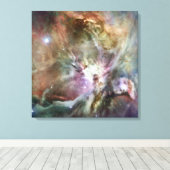 Orion Nebula Pastels Canvas Afdruk (Insitu (Houten vloer))
