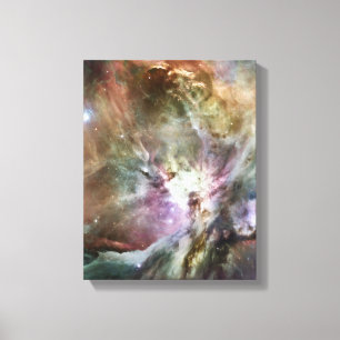 Orion Nebula Pastels Canvas Afdruk