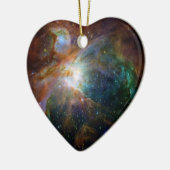 Orion Nebula roodbruin NASA Keramisch Ornament (Links)