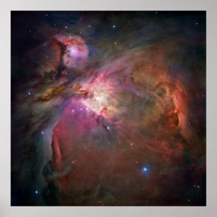 Orion Nebula - Roze Poster