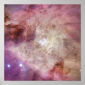 Orion Nebula roze Poster (Voorkant)
