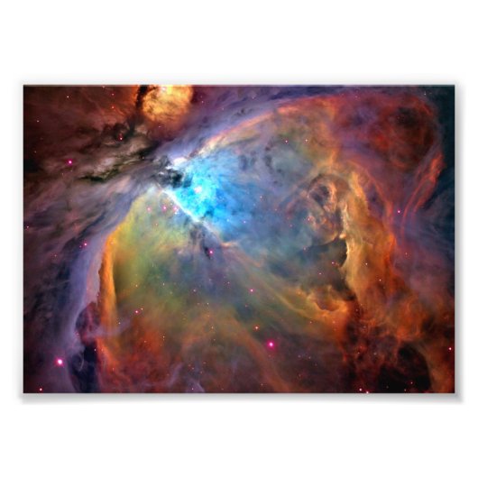 Orion Nebula Space Galaxy Foto afdrukken Afdruk (Voorkant)