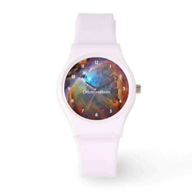 Orion Nebula Space Galaxy Horloge (Voorkant)