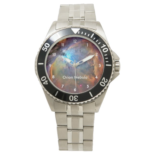 Orion Nebula Space Galaxy Horloge (Voorkant)