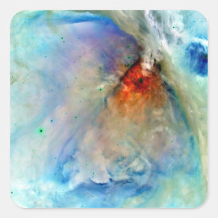 Orion Nebula Space Galaxy negatief Vierkante Sticker