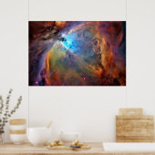 Orion Nebula Space Galaxy Poster (Keuken)