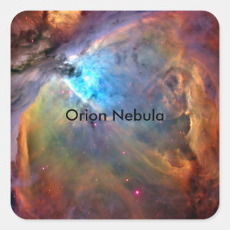 Orion Nebula Space Galaxy Vierkante Sticker