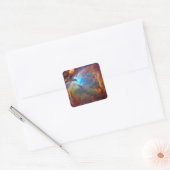 Orion Nebula Space Galaxy Vierkante Sticker (Envelop)