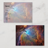 Orion Nebula Space Galaxy Visitekaartje (Voorkant / Achterkant)