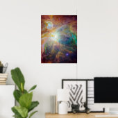 Orion Nebula Stars Composiet Poster (Thuiskantoor)