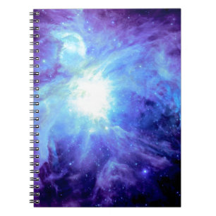 Orion Nebula Turquoise Periwinkle Lavender Galaxy Notitieboek