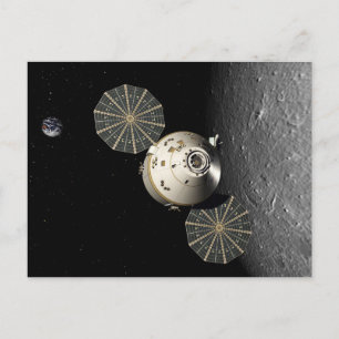 Orion Spacecraft in Lunar Orbit Briefkaart