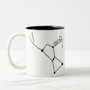 Orion the hunter Constellation Stars Tweekleurige Koffiemok