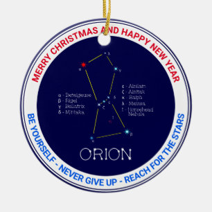 Orion van het noordelijk halfrond keramisch ornament