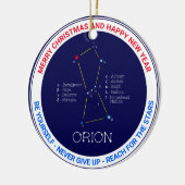 Orion van het noordelijk halfrond keramisch ornament (Links)