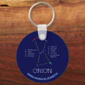 Orion van het noordelijk halfrond sleutelhanger (Voorkant)