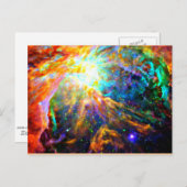 Orionnebula - emissieneubula briefkaart (Voorkant / Achterkant)