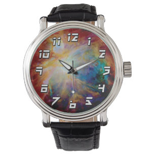 Orionnevel Hubble Spitzer Telescoop Ruimte Foto Horloge