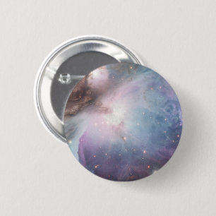 Orionnevel Messier 78 Pastel Ruimtefoto Ronde Button 5,7 Cm