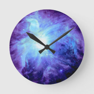 Orionnevel Turquoise Periwinkle Lavendel Sterrenst Ronde Klok