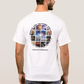 Orion's Arm witte 2-zijdige T-shirt (Achterkant)