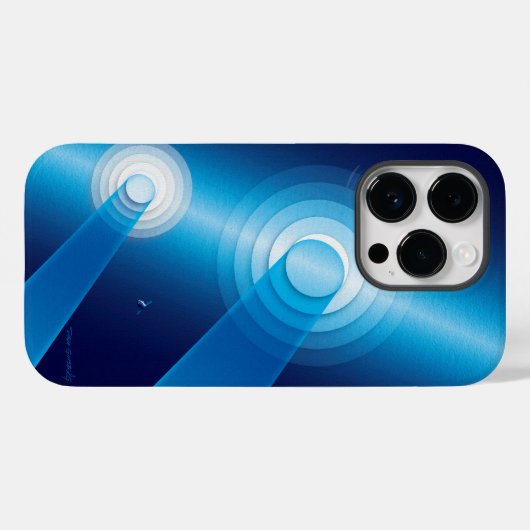 Orion's Distant Orbit : iPhone 14 Pro Coque (Verso (horizontal))