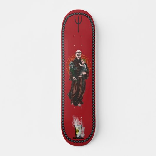 Orisha Eshu Saint Anthony of Padua Skateboard (Voorkant)