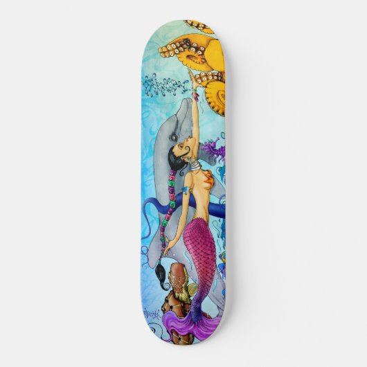 Orisha Mermaid Pro Deck Skateboard (Voorkant)