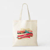 Orizuru Festival Pattern Tote Bag (Achterkant)