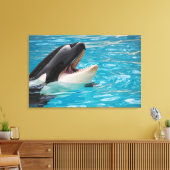 Orka canvas afdruk (Insitu (Woonkamer))