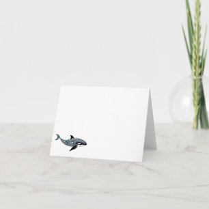 Orka doodle Small Notitiekaartje