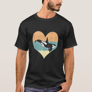 Orka Heart Design - Killer Whale Ocean Dieren Tan T-shirt