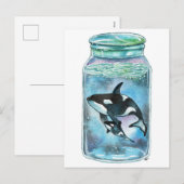 Orka in de Kruik Feestdagenkaart (Voorkant / Achterkant)