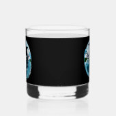 Orka Killer Whale Blue Ocean Whisky Glas (Links)