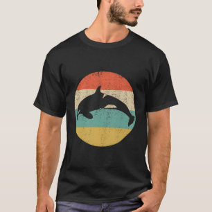 Orka Killer Whale  Retro cadeau voor kerst T-shirt