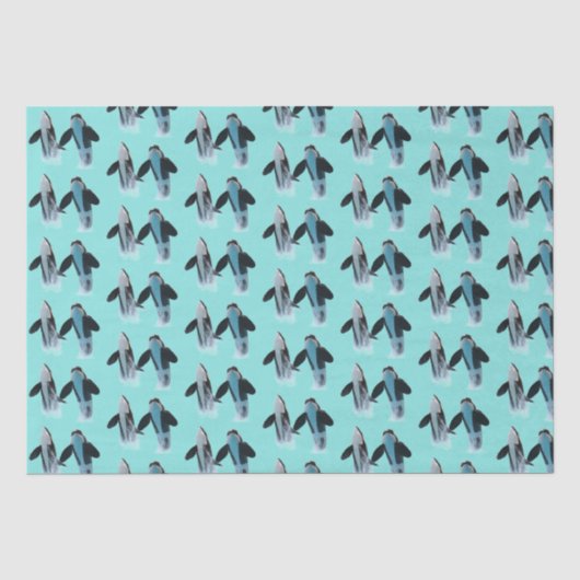 Orka / Killer Whale Tissue Papier (Voorkant)