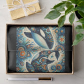 Orka Killer Whale Whimsical Nautische Decoupage Tissuepapier (Geschenk)