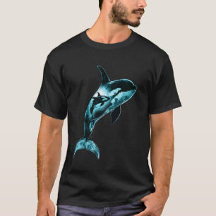 Orka Liefhebbers Kunstontwerp Mooie Orka T-shirt