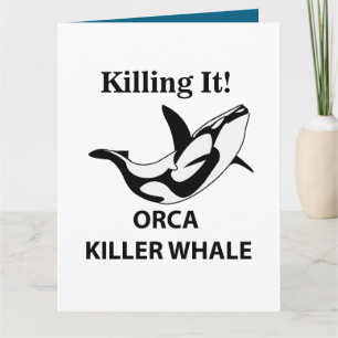 Orka Moordwalvis Doet Het Grappig Kaart