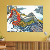 Orka onder de Godin Canvas Afdruk (Insitu (Woonkamer))