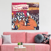 Orka Orkest Grappig Canvas Afdruk (Insitu (Woonkamer))