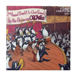 Orka Orkest Grappig Tegeltje