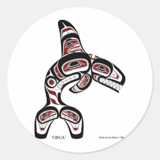 orka ronde sticker