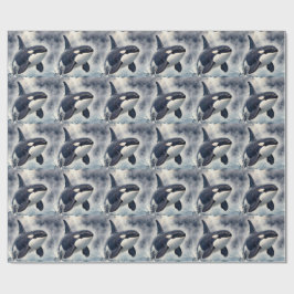 Orka Stormachtige golven Cadeaupapier