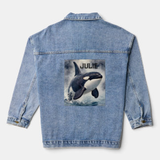 Orka Stormachtige golven, Gepersonaliseerd Denim Jacket