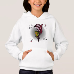 Orka Whale met Teddy Bear in Space Graphic Design