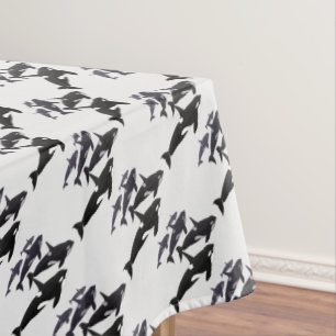 Orka Whale tafelkleed Killer Whale Art tafelkleed