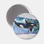 Orka Wildlife Magnet Magneet (Voorkant / Achterkant)