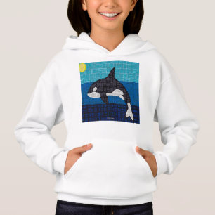 Orka (wit) - Meisjes Hoodie